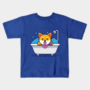 Cute shiba inu Kids T-Shirt